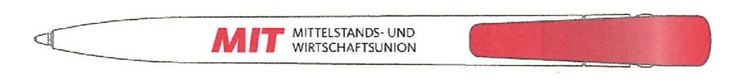 MIT-Kugelschreiber mit Logo auf dem Schaft
